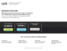 Tablet Screenshot of neoanalytics.com
